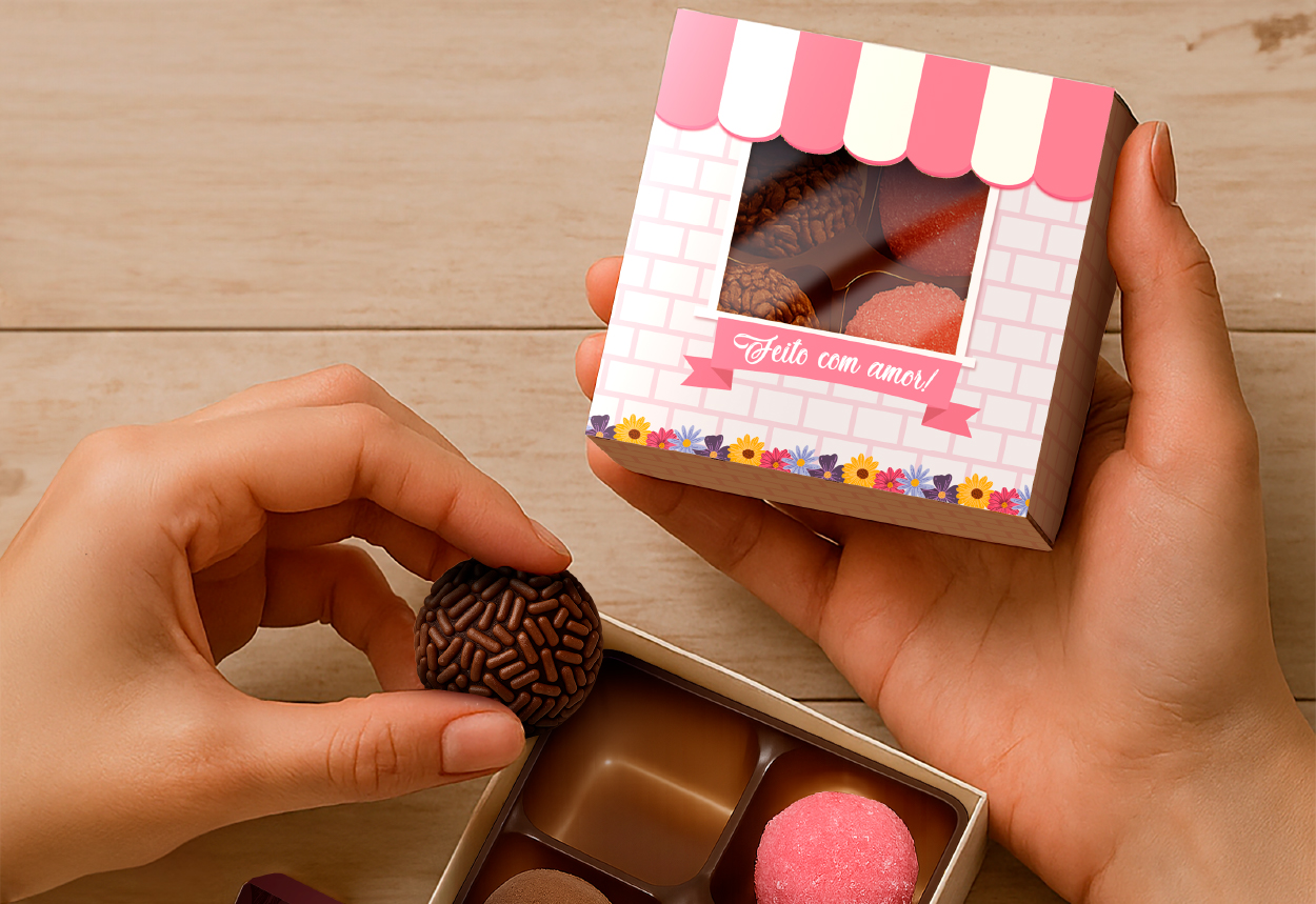 Doces encantadores: como embalar brigadeiros e doces com personalidade?